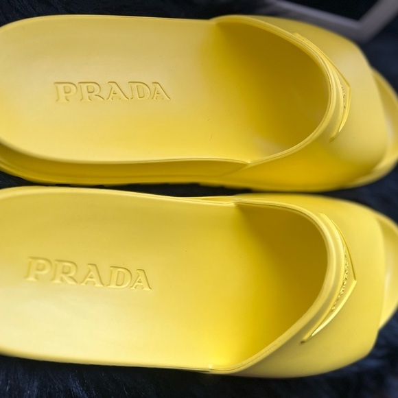 Prada logo slide sandal main image 4